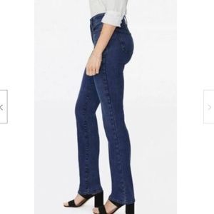 NYDJ Jeans - NYDJ Jeans Marilyn Straight Leg Denslowe Dark Wash NYDJ Jeans - NYDJ Jeans Marilyn Straight Leg Denslowe Dark Wash